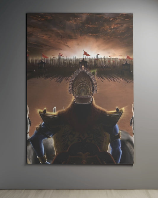 lord krishna wall poster